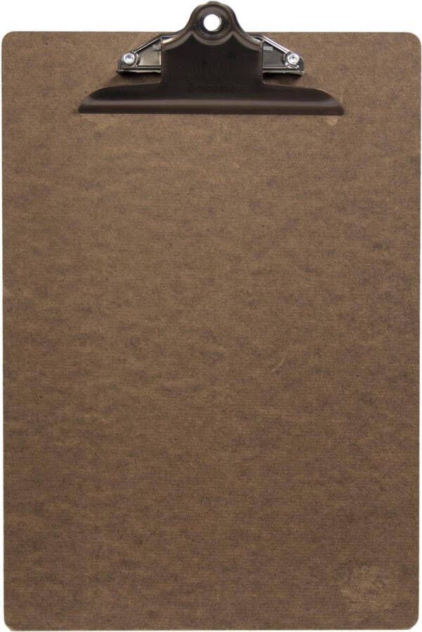 Maul klemplaat Classic hardboard karton A4 staand bruin
