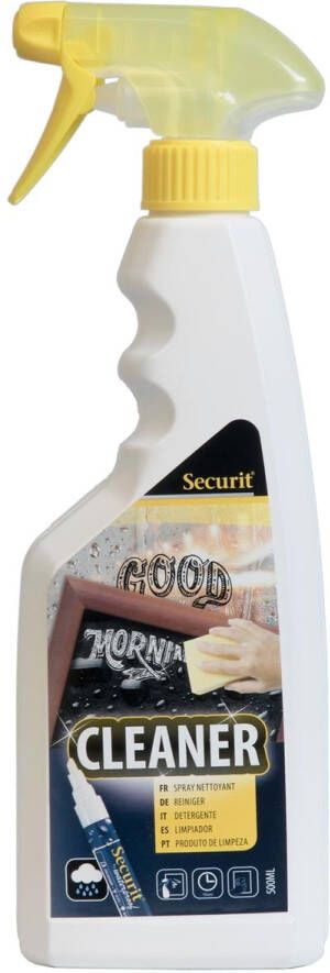 Securit reiningsspray voor krijt- en glasborden flacon van 500 ml