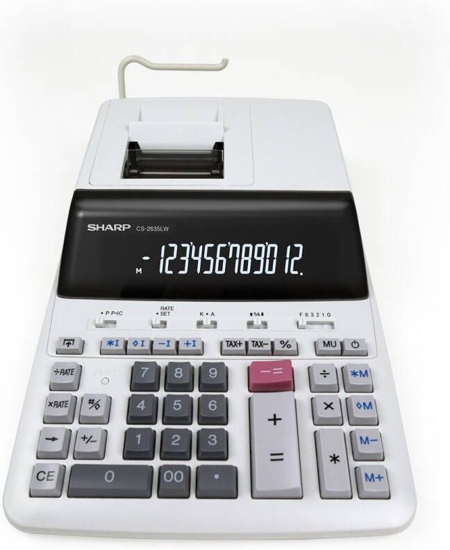Sharp bureaurekenmachine CS-2635LW
