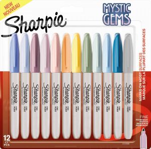 Sharpie Mystic Gems permanente marker blister van 12 stuk