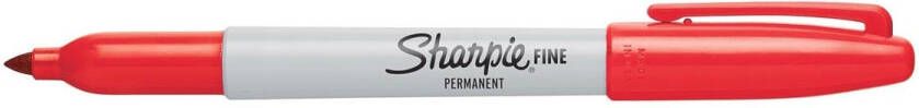 Sharpie Viltstift Fine rond rood 1-2mm
