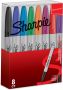 Sharpie permanente marker fijn etui van 8 stuks in geassorteerde kleuren - Thumbnail 1