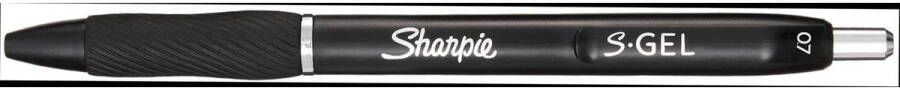 Sharpie S-gel roller medium punt blister van 3 stuks zwart