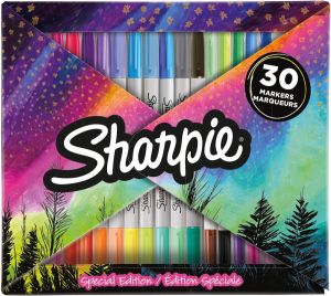 Sharpie S-Note markeerstift fijn assorti doos van 30 stuks