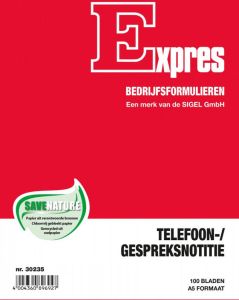 Sigel Expres telefoonregister ft A5 Nederlandstalig 100 vel