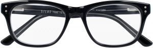 SILAC New Black leesbril zwart polycarbonaat +1.50