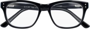 SILAC New Black leesbril zwart polycarbonaat +2.00