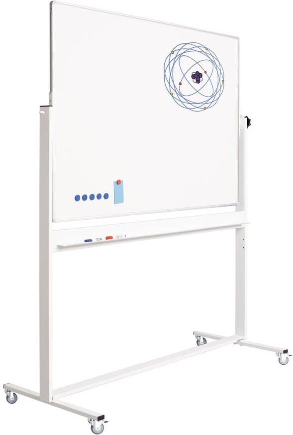 Smit Visual kantelbord emaille magnetisch aluminium frame 120 x 90 cm