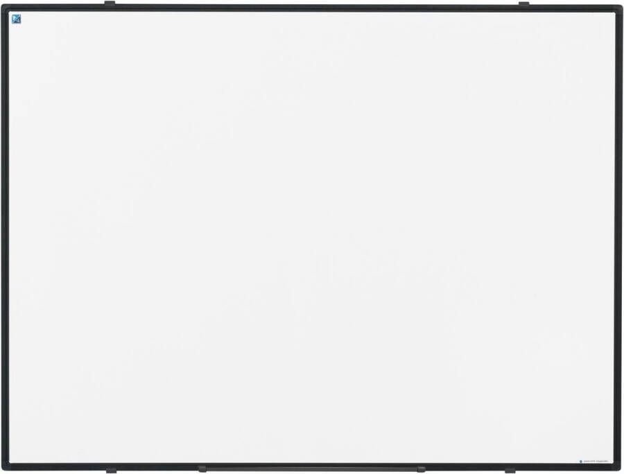 Smit Visual Softline whiteboard emaille magnetisch zwart profiel 120 x 90 cm