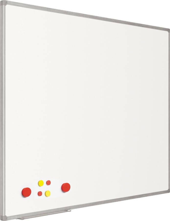 Smit Visual Whitebord 120x300 cm Softline profiel 8mm gelakt staal wit - Foto 2