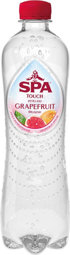 Spa Touch of grapefruit water fles van 50 cl pak van 24 stuks