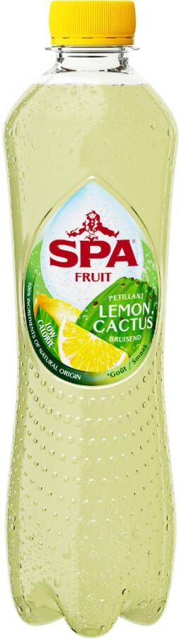 Spa Fruit Lemon Cactus fles van 40 cl pak van 6 stuks