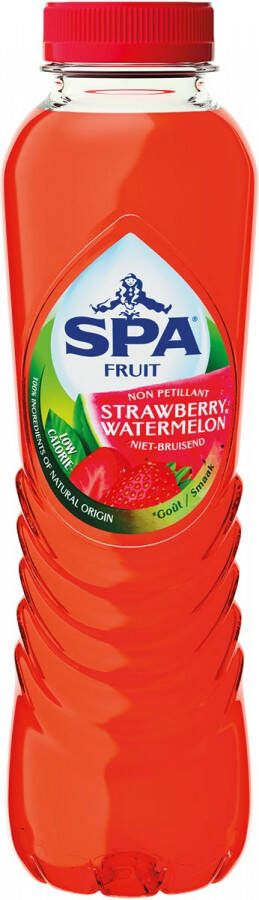 Spa Fruit Still Strawberry-watermelon fles van 40 cl pak van 24 stuks