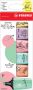 Stabilo BOSS MINI Pastellove markeerstift doosje van 6 stuks in geassorteerde pastelkleuren - Thumbnail 1