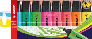 Stabilo BOSS ORIGINAL markeerstift etui van 8 stuks assorti