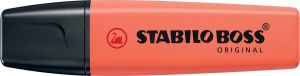 Stabilo BOSS ORIGINAL Pastel markeerstift mellow coral-red (lichtoranje)