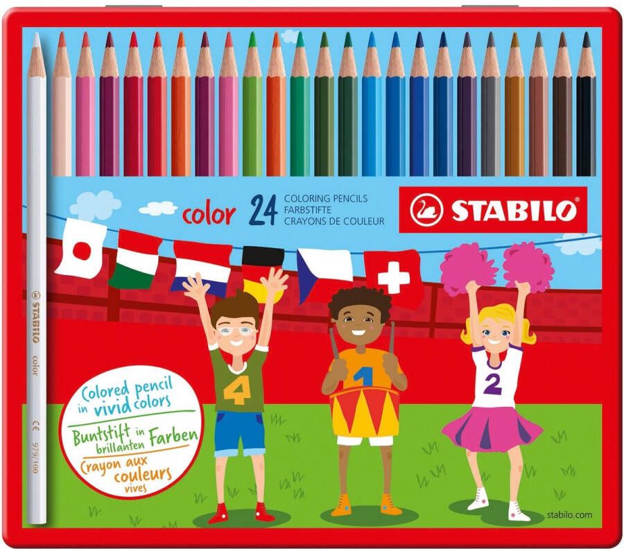 Stabilo Kleurpotloden 979 color assorti blikà 24 stuks