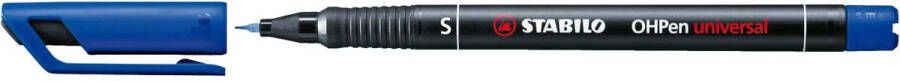Stabilo OHPen universal OHP-marker permanent superfijn 0 4 mm blauw