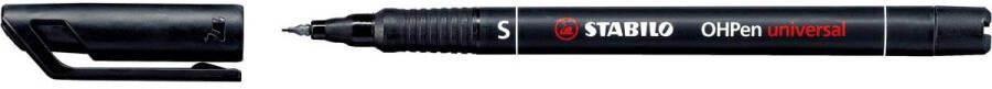 Stabilo OHPen universal OHP-marker permanent superfijn 0 4 mm zwart