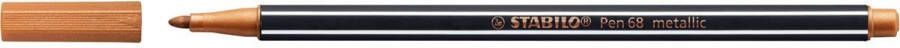 Stabilo Viltstift Pen 68 820 medium metallic koper