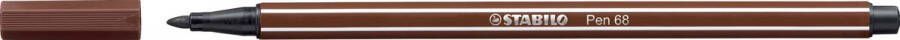 Stabilo Pen 68 viltstift bruin