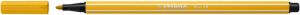 Stabilo Pen 68 viltstift currygeel