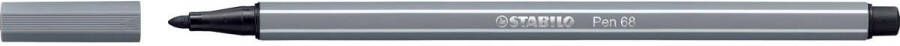 Stabilo Viltstift Pen 68 96 medium donkergrijs