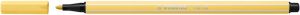Stabilo Viltstift Pen 68 23 licht geel