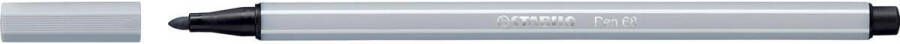 Stabilo Viltstift Pen 68 94 medium lichtgrijs
