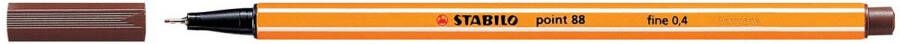 Stabilo Fineliner point 88 45 fijn bruin
