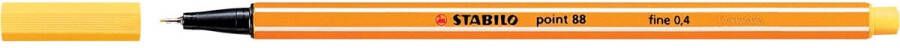 Stabilo Fineliner point 88 44 fijn geel