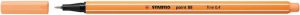 Stabilo Fineliner point 88 25 pastel oranje