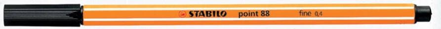 Stabilo Fineliner point 88 46 fijn zwart