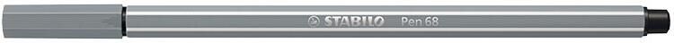 Stabilo Viltstift Pen 68 95 medium middel koudgrijs