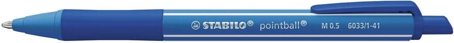Stabilo Pointball colorful balpen medium punt blauw - Foto 1