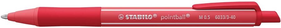Stabilo Pointball colorful balpen medium punt rood