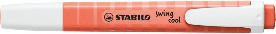 Stabilo swing cool markeerstift mellow coral red