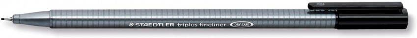 Staedtler Fineliner Triplus 334 zwart 0.3mm