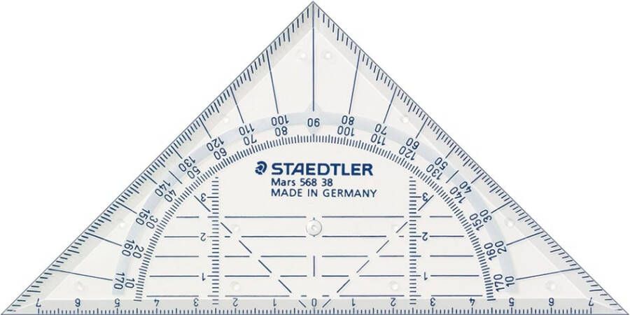 Staedtler Geodriehoek 568 160mm transparant