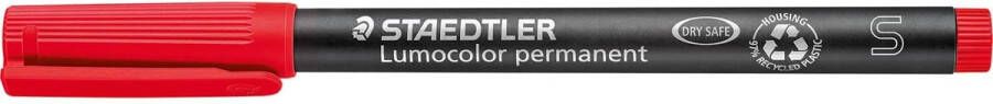Staedtler Lumocolor 313 OHP-marker permanent 0 4 mm rood