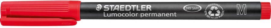 Staedtler Lumocolor 317 OHP-marker permanent 1 0 mm rood