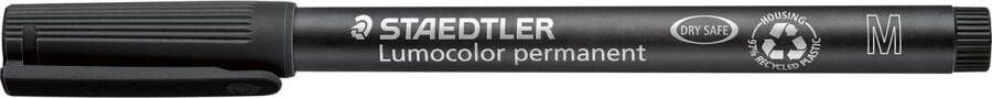 Staedtler Lumocolor 317 OHP-marker permanent 1 0 mm zwart
