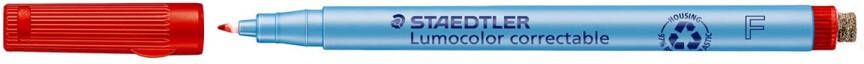 Staedtler Lumocolor uitwisbare pen schrijfbreedte: 0 6 mm rood