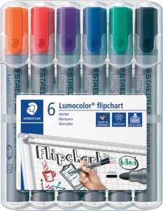 Staedtler merkstift Lumocolor Flipchart 6 stuks