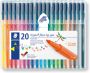 Staedtler viltstift Triplus Color opstelbare box met 20 kleuren - Thumbnail 1