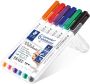 Staedtler whiteboard pen Lumocolor Pen opstelbare box met 6 stuks in geassorteerde kleuren - Thumbnail 1