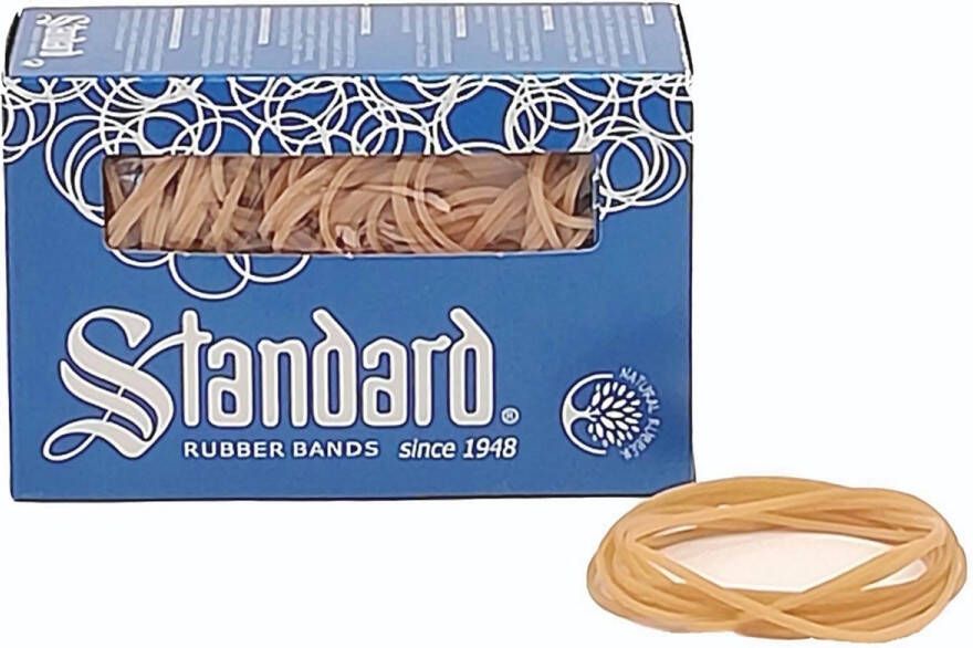 Standard Rubber Band Elastiek s 18 80x1.5mm 100gr 330 stuks bruin