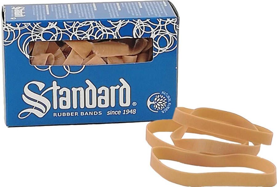 Standard Rubber Band Elastiek s 87 120x10mm 100gr 32 stuks bruin