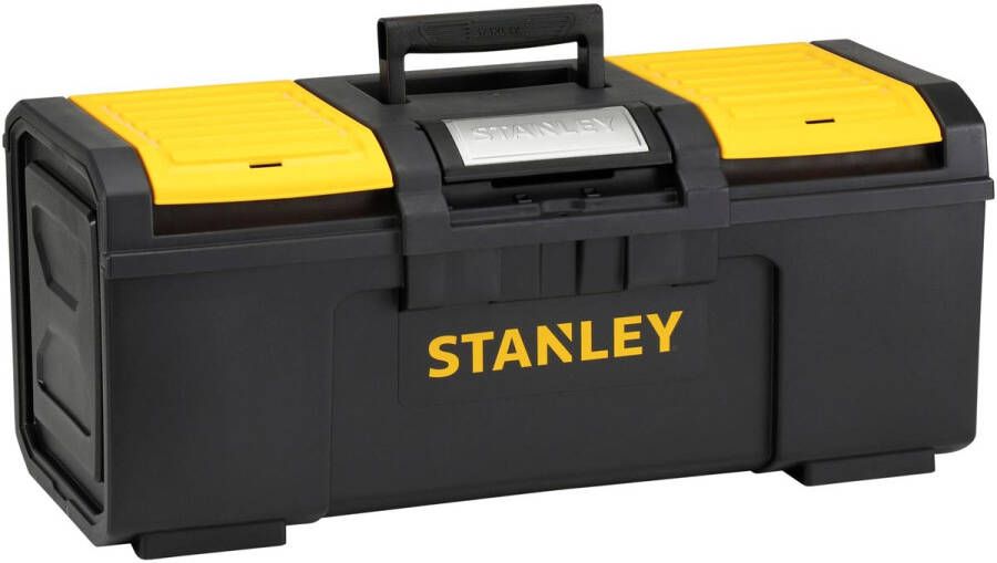 Stanley gereedschapskoffer 24 duim met automatische vergrendeling geel zwart