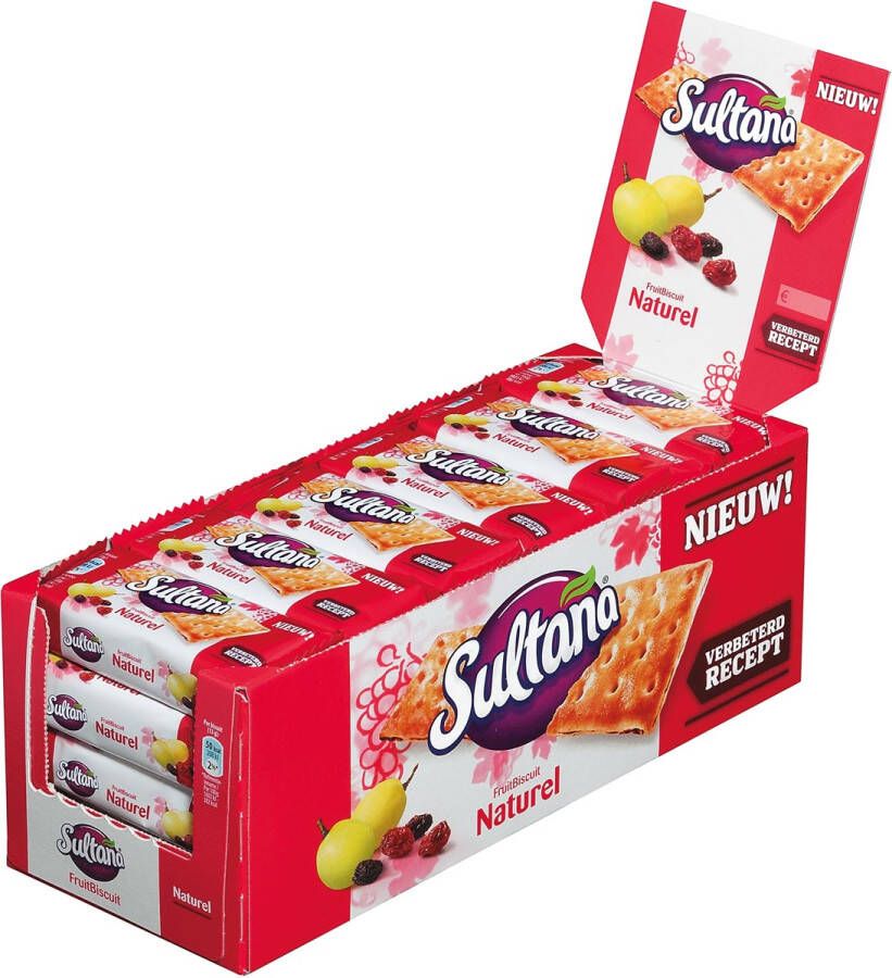 Sultana Fruitbiscuits Naturel 3-pack 43 g